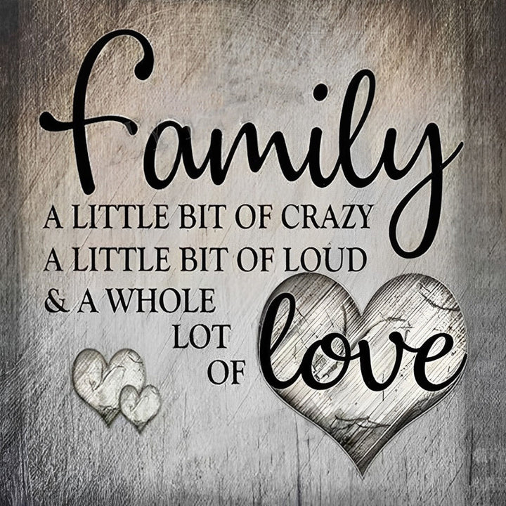 Family Love Cross Stitch Kits