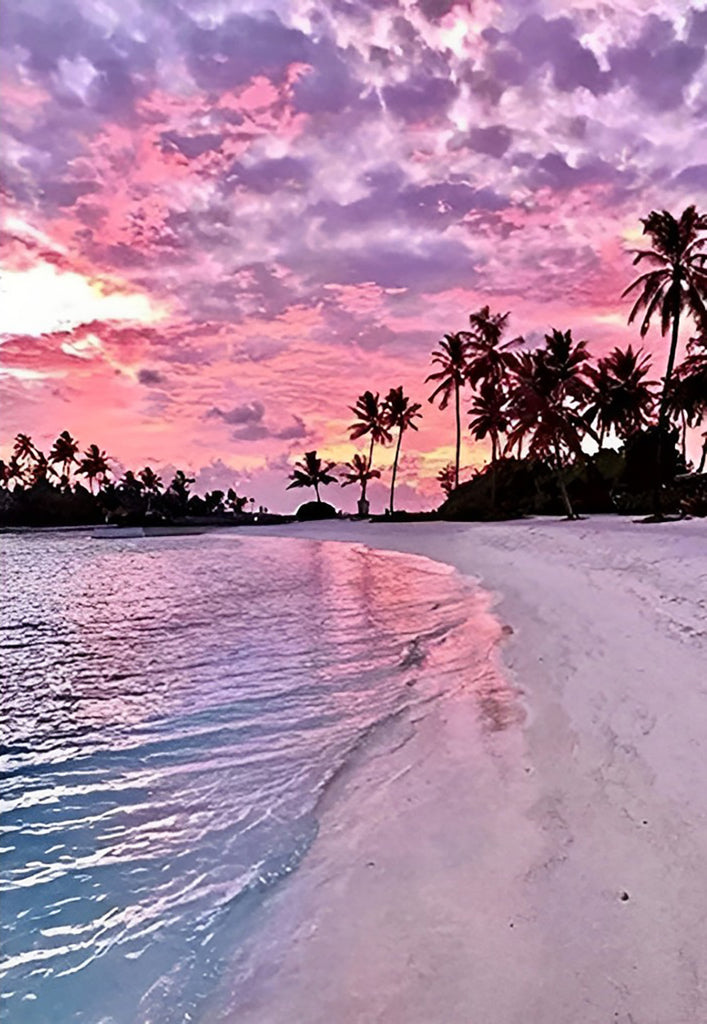 Pink Sky at the Seaside Cross Stitch Kits