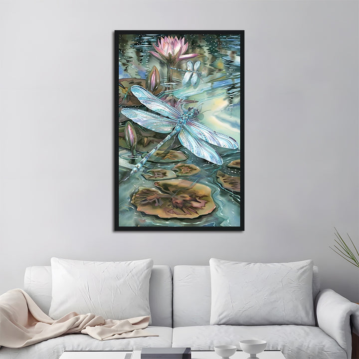 Silver Dragonfly Cross Stitch Kits