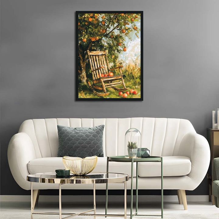 Apple Tree Shades Wooden Rocker Cross Stitch Kits