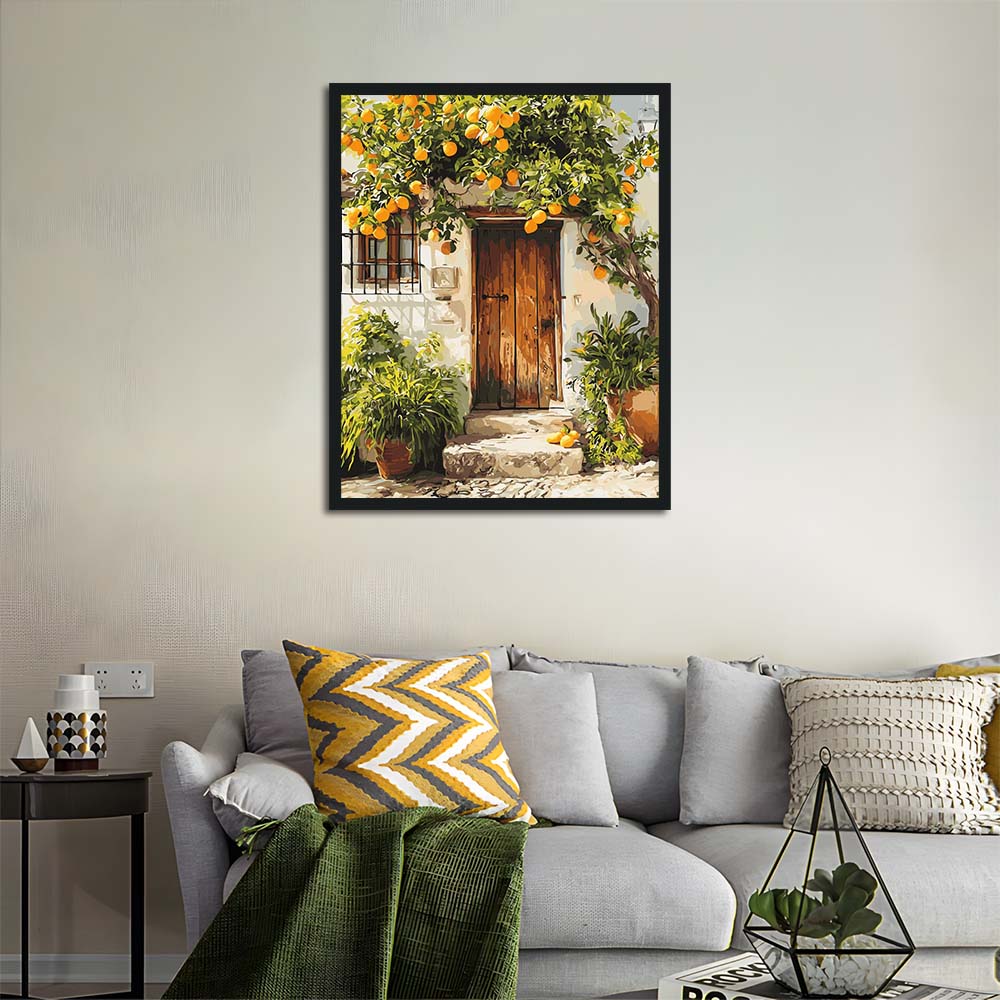 Ripe Lemons Hang above Door Cross Stitch Kits