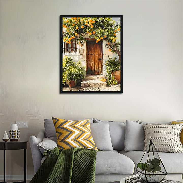 Ripe Lemons Hang above Door Cross Stitch Kits