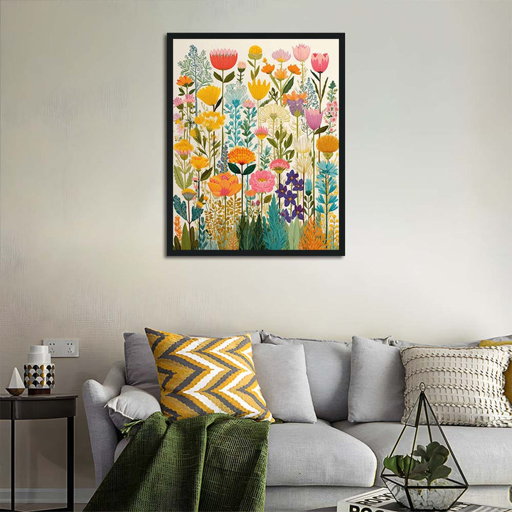 Bright Meadow Flowers Stand Tall Cross Stitch Kits