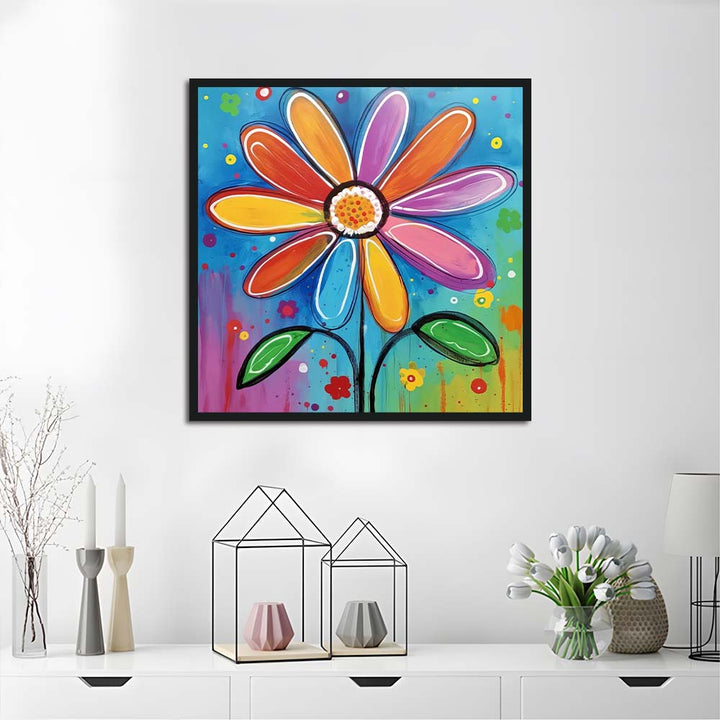 Colorful Flower Blooms Brightly Cross Stitch Kits