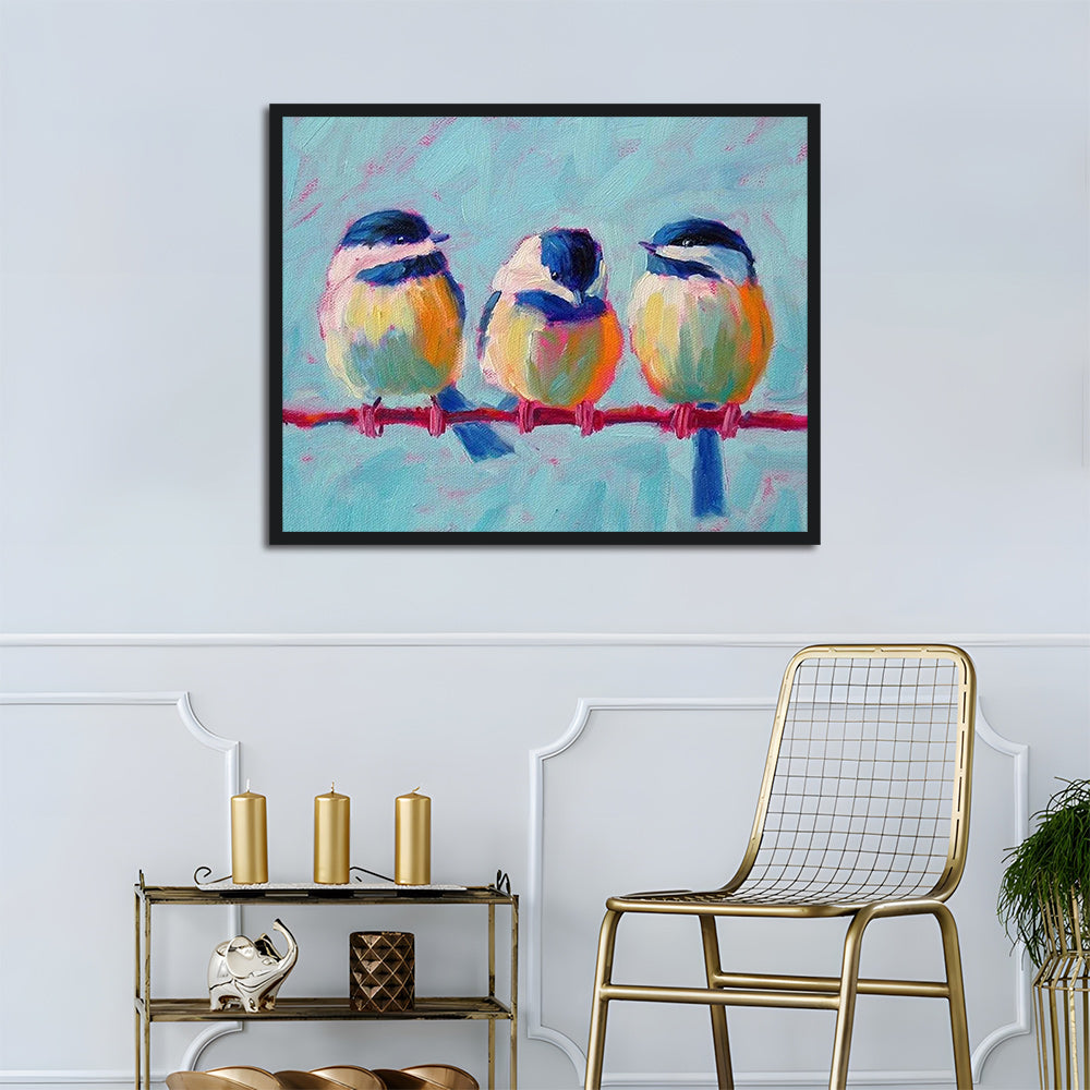 Bird Rests on Delicate Branch Cross Stitch Kits