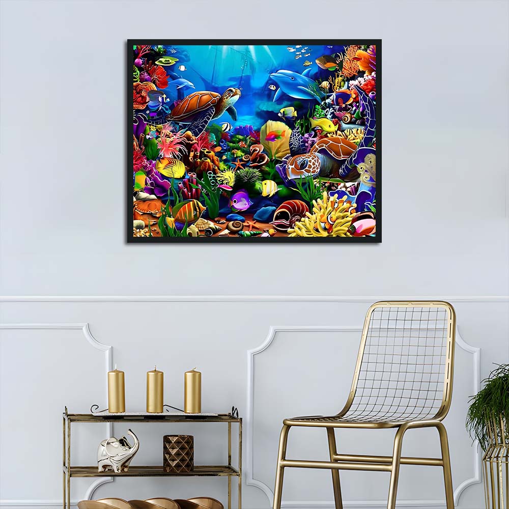 Ocean Teems with Colorful Life Cross Stitch Kits