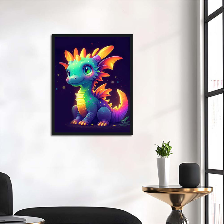 Colorful Dragon Glows Softly Cross Stitch Kits