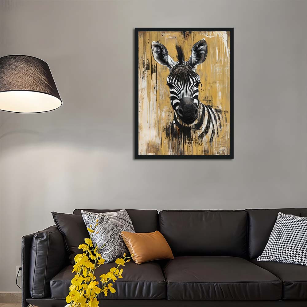 Graffiti-Style Zebra Cross Stitch Kits YZZH629