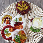 Punch Needle Coasters