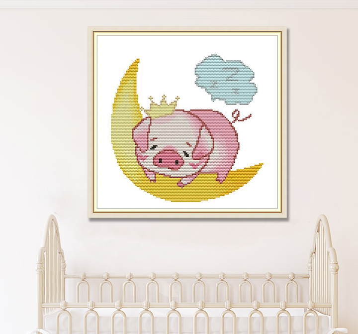 Pig Cross Stitch Kits KB063