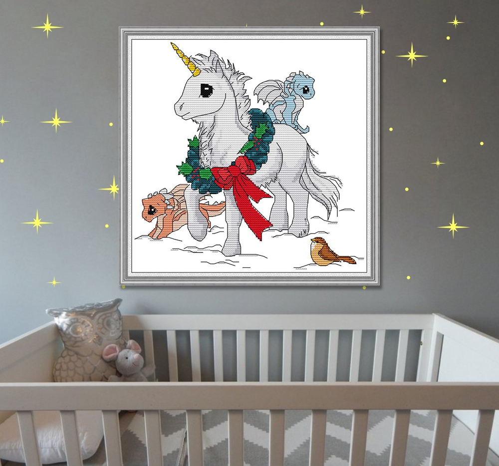 Unicorn Cross Stitch Kits KB085