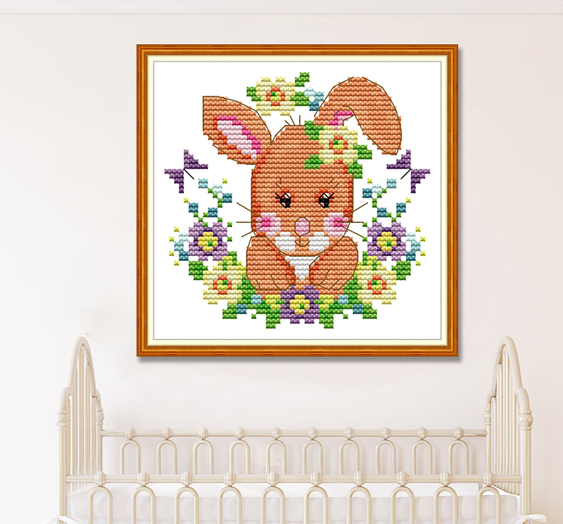 Rabbit Cross Stitch Kits KB098