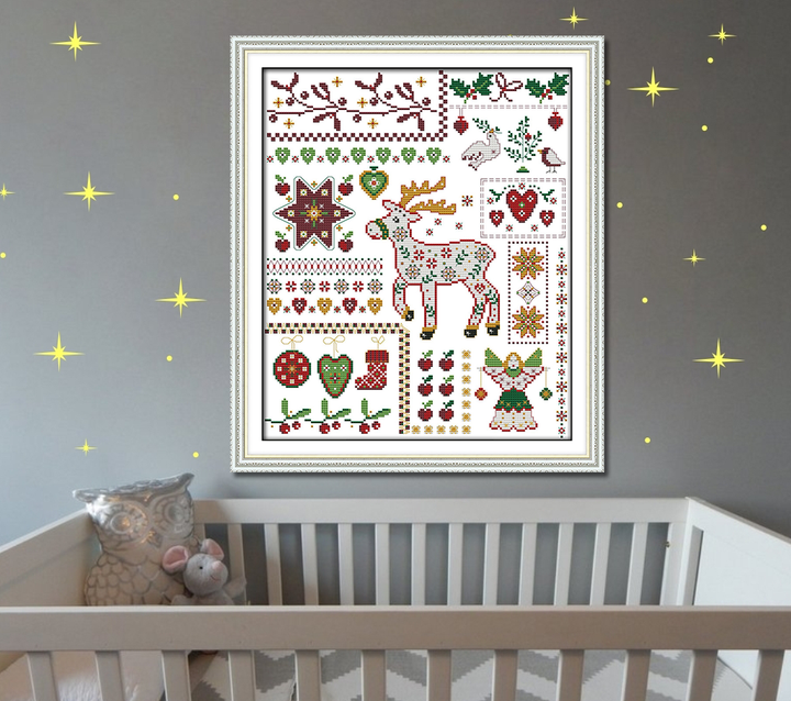 Reindeer Cross Stitch Kits C335