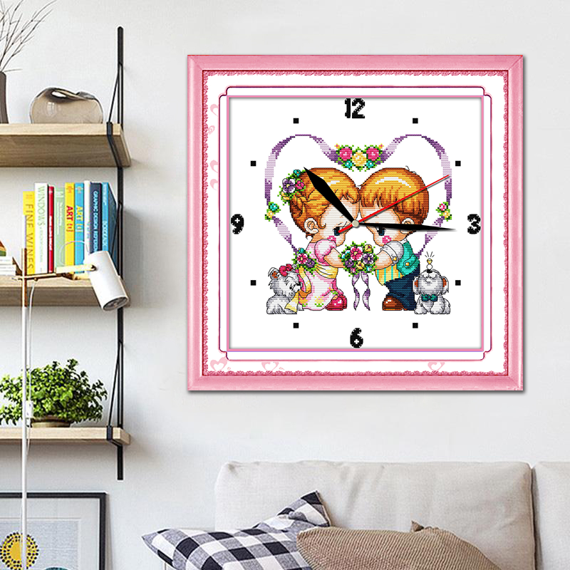 Clock Cross Stitch Kits G025