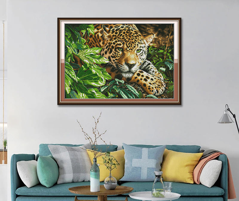 Leopard Cross Stitch Kits DA260