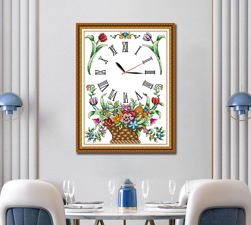 Clock Cross Stitch Kits G031