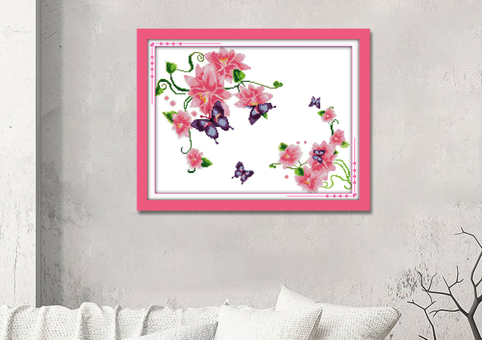 Flower Cross Stitch Kits H134