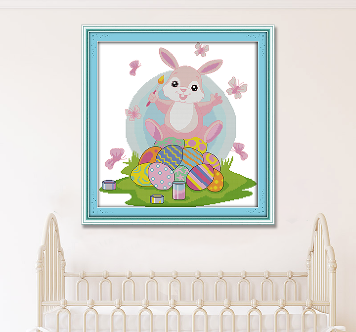 Rabbit Cross Stitch Kits C718