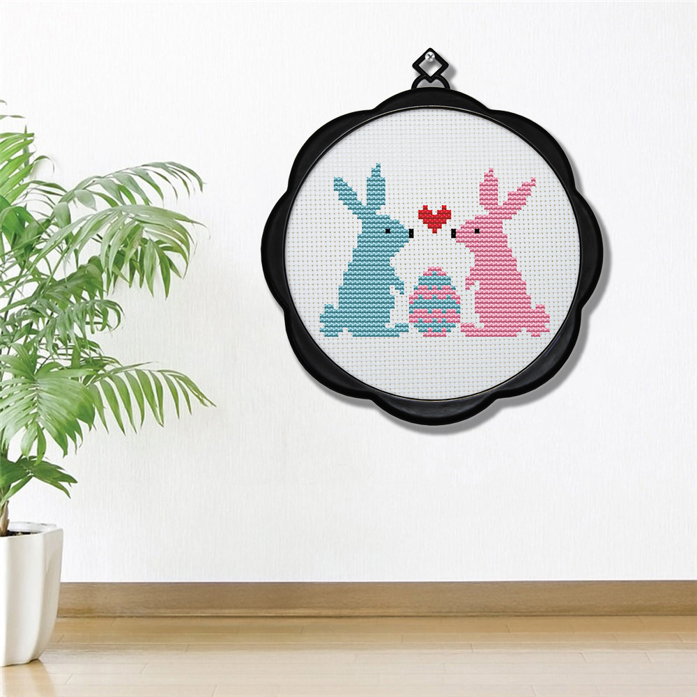 Rabbit Cross Stitch Kits DK053