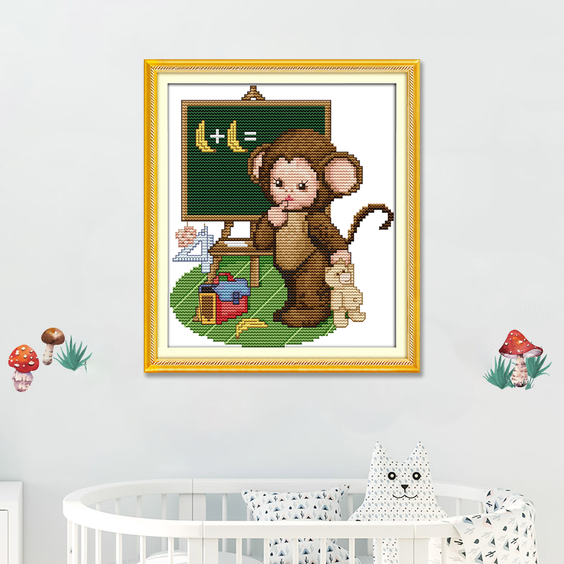 Monkey Cross Stitch Kits C053