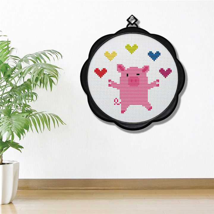 Pig Cross Stitch Kits DK057