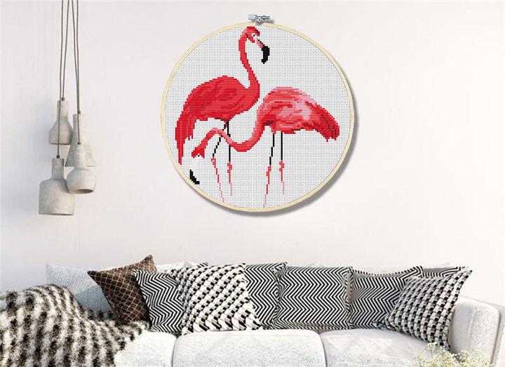 Flamingo Cross Stitch Kits DK058