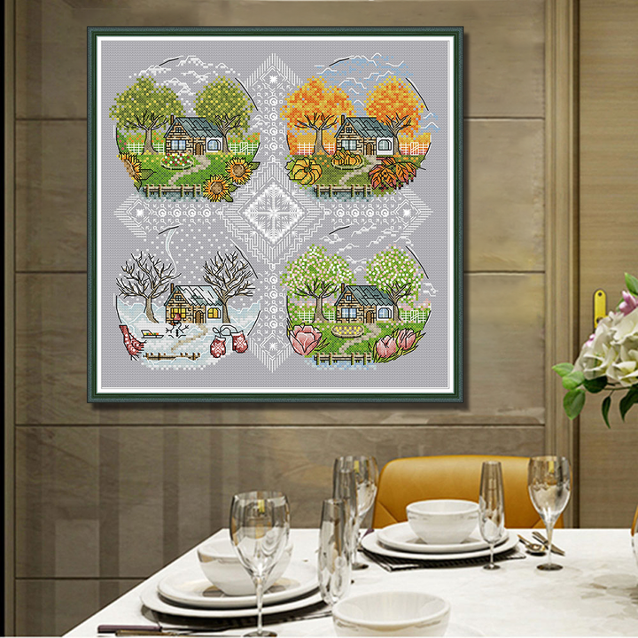 Seasons Cross Stitch Kits FA115