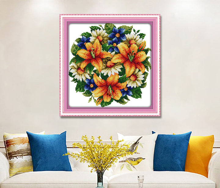 Flower Cross Stitch Kits H419