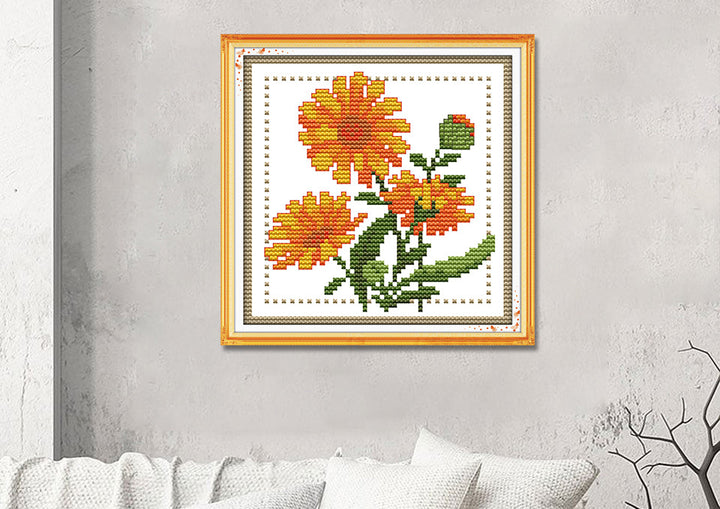 Flower Cross Stitch Kits H432