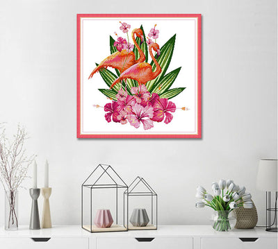 Flamingo Cross Stitch Kits DA343