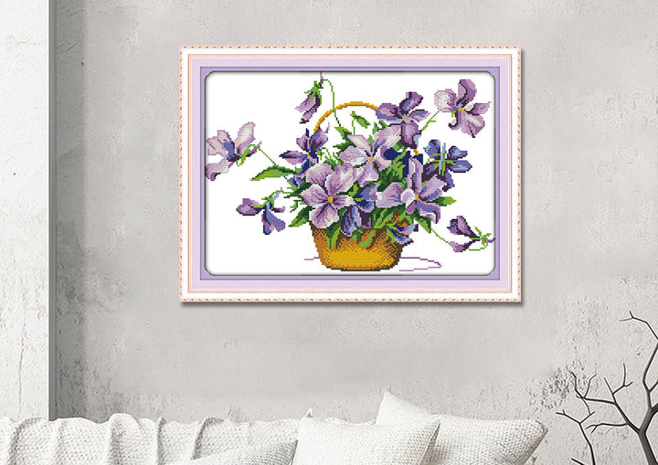 Flower Cross Stitch Kits H503