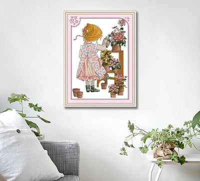 Girl Cross Stitch Kits R409