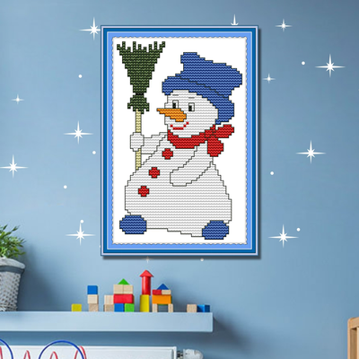 Snowman Cross Stitch Kits KB054