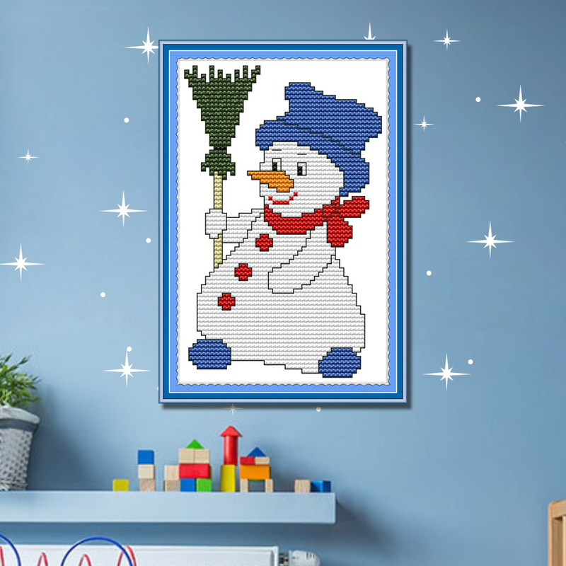 Snowman Cross Stitch Kits KB054