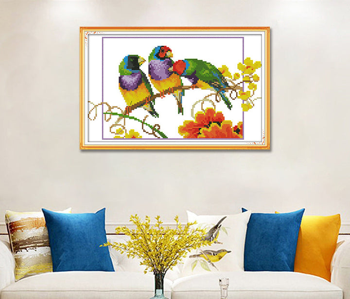 Parrots Cross Stitch Kits DA237