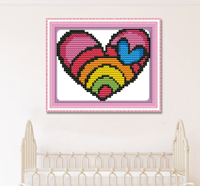 Heart Cross Stitch Kits K702