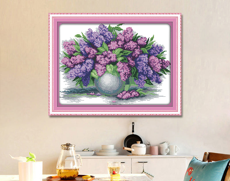 Flower Cross Stitch Kits H584