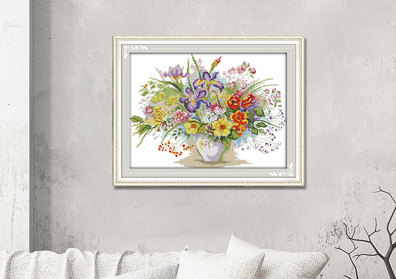 Flower Cross Stitch Kits H593