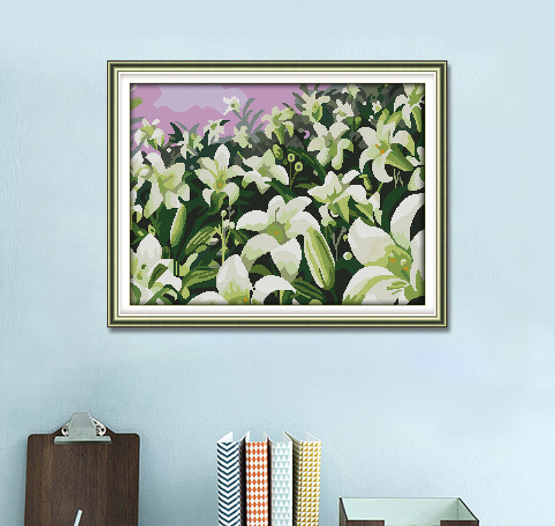 Flower Cross Stitch Kits H631