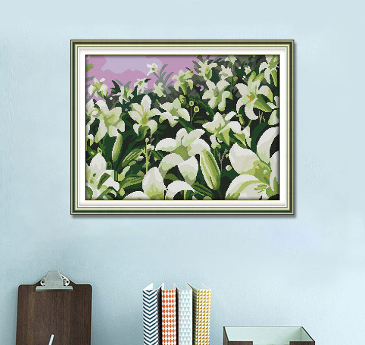 Flower Cross Stitch Kits H631