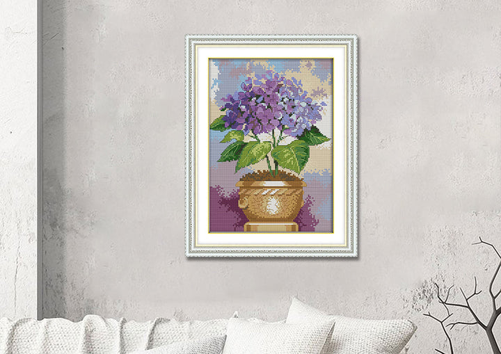 Flower Cross Stitch Kits H743