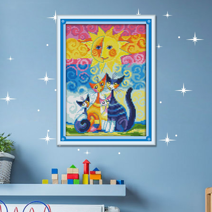 Cat Cross Stitch Kits K990