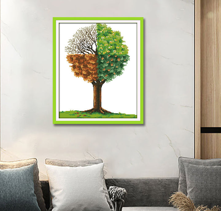 Tree Cross Stitch Kits F525