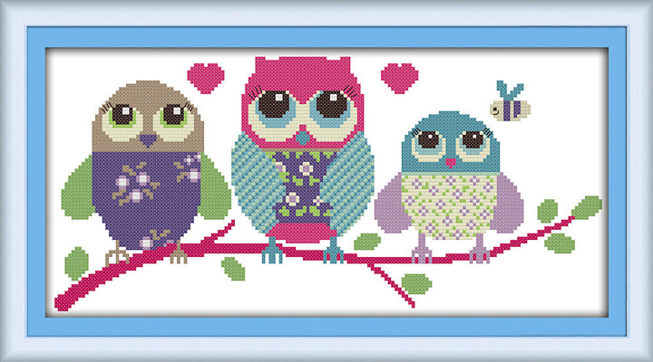 Owl Cross Stitch Kits C557