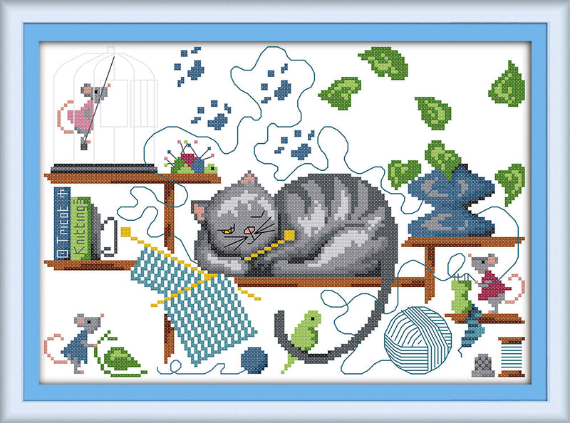 Cat Cross Stitch Kits C605