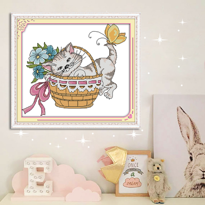 Cat Cross Stitch Kits C614