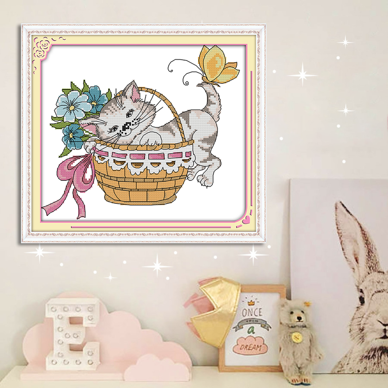 Cat Cross Stitch Kits C614