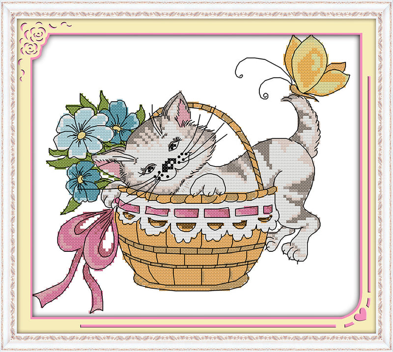 Cat Cross Stitch Kits C614