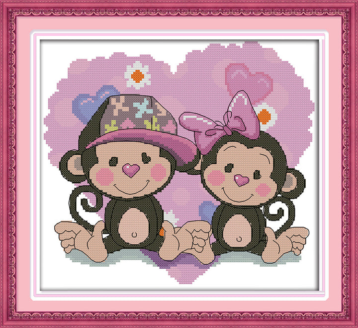 Monkey Cross Stitch Kits C682