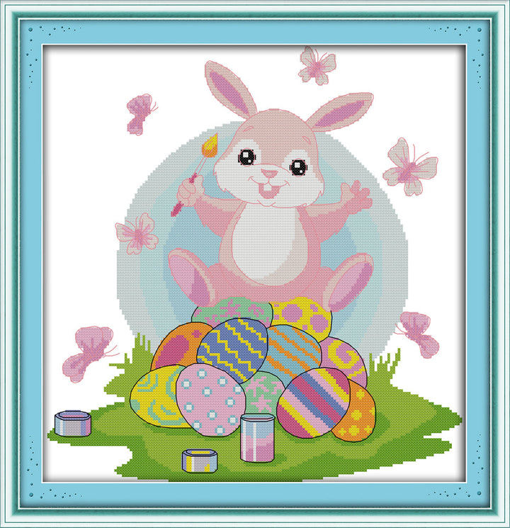 Rabbit Cross Stitch Kits C718